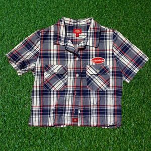 Cropped Plaid Dickies Shirt